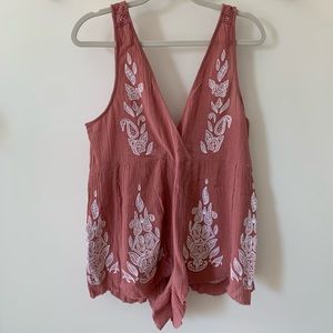 NWT Pink Free People Romper